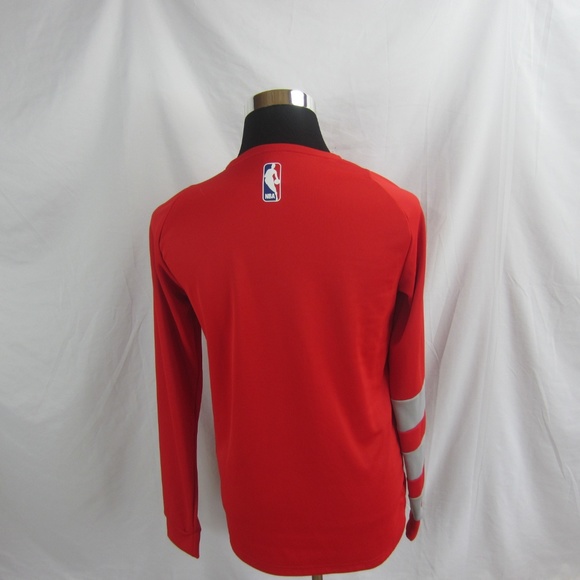 Adidas NBA Houston Rockets Quarter Snap Shirt Sz S - Picture 6 of 8